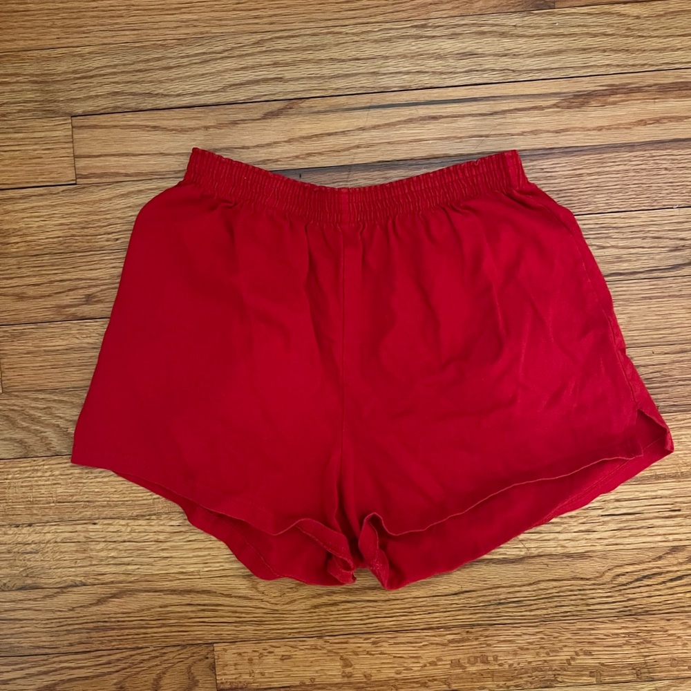 Red soffe shorts